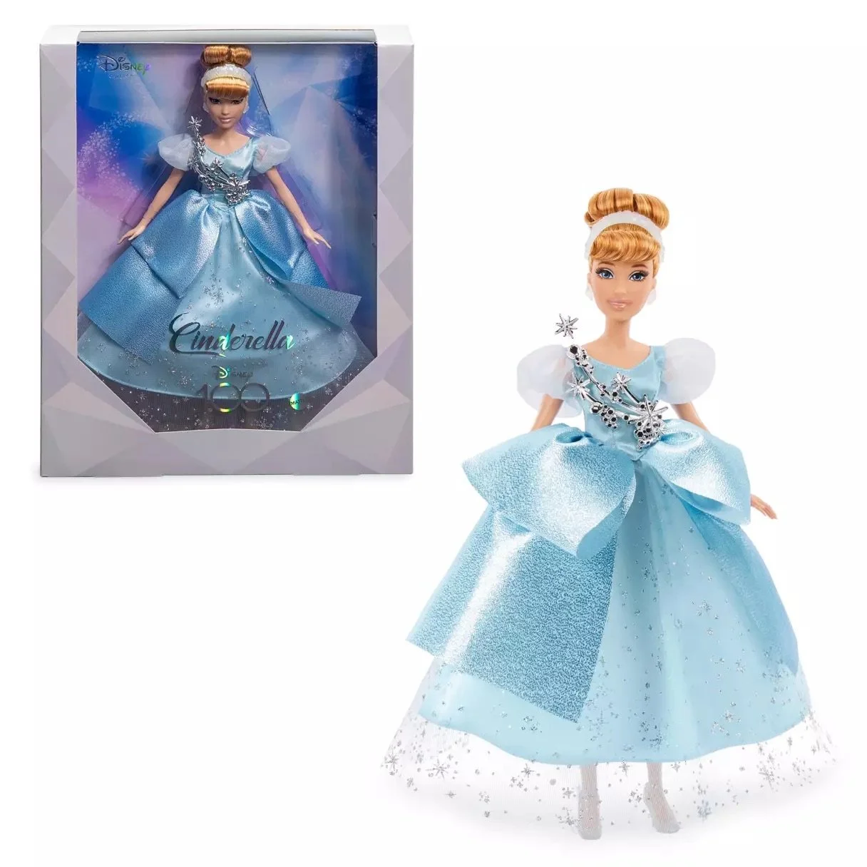 New Disney100 Cinderella Collector Mattel Doll on shopDisney